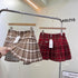 KELTIS Plaid Mini Skirts